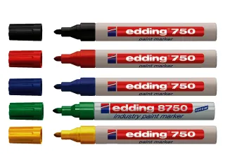 Viltstift edding 750 lakmarker rond groen 2-4mm - 4
