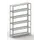magazijnstelling,grondveld,HxBxD 1850x1254x304mm,vaklast 80kg