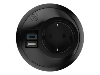 Desktop stekkerdoos Power PixelTUF 1x Schuko + USB A en C 25W Zwart - 2