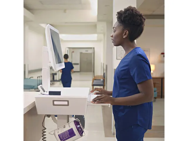 Medische Trolley CareFit Slim 2.0 LCD Cart Zonder Lade