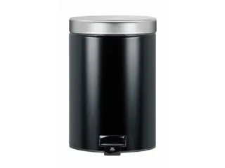 Pedaalemmer Newicon 3 Liter Mat Zwart Rvs - 1