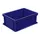 Euronorm Stapelkrat 170x400x300mm 16liter Gesloten Blauw