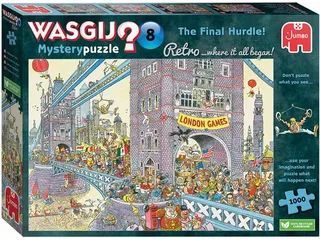 Wasgij Retro Mystery 8 De laatste horde! 1000 stukjes - 1