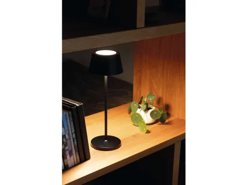 Accu LED Tafelarmatuur MAULnina Dimbaar Zwart