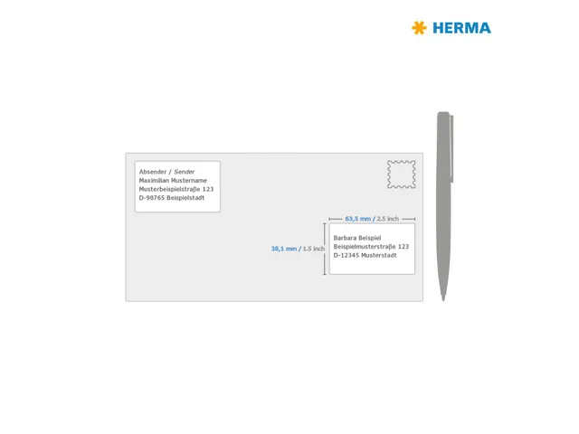 HERMA 8017 Transparant folie-etiket Glanzend A4 63,5x38,1mm 525 stuks