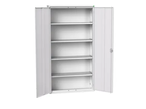 universele kast,HxBxD 2000x1050x350mm,4xStalen bodem,draaigrendelslot