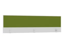 opzetpaneel,v. bureau,aanbouw achter,B 2000mm,Bl-wit,BN7048-groen