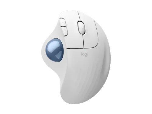910-007030 LOGITECH M575S Ergo muis 5 knoppen bluetooth draadloos wit