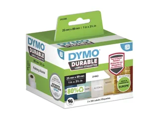 Etiket Dymo LabelWriter industrieel 25x89mm 2 rollen á 350 stuks wit - 4
