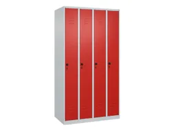 locker,HxBxD 1850x1000x500mm,4vak,vak B 250mm,draaigrendel