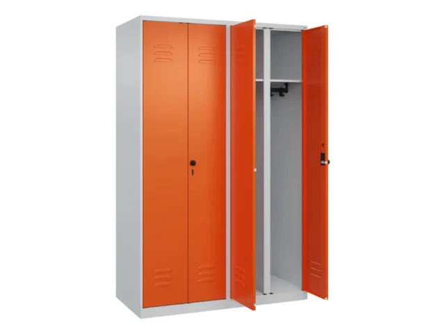 locker voor scheiding van kleding,HxBxD 1850x1200x500mm,4vak