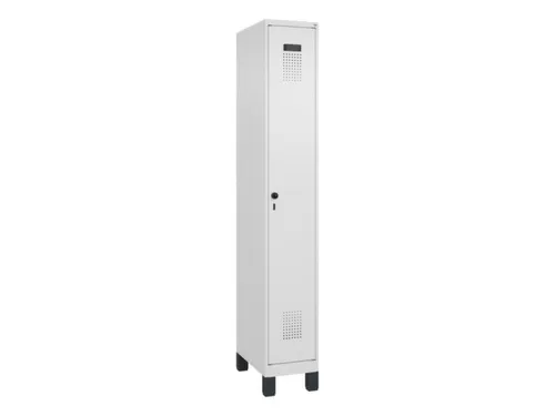 locker,HxBxD 1950x300x500mm,1vak,vak B 300mm,draaigrendel,voeten