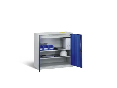 bijzetkast,HxBxD 1000x1000x500mm,romp RAL7035,front RAL3003