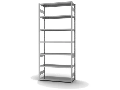 magazijnstelling,grondveld,HxBxD 3000x1360x535mm,vakl. 185kg