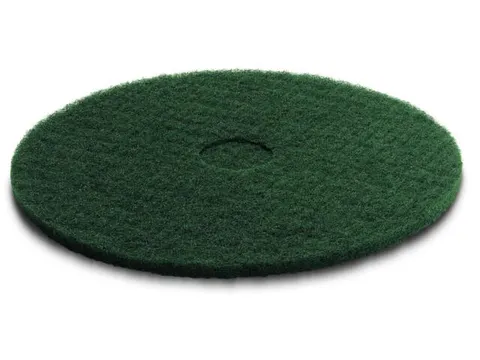 Pad,v. éénschijfsreinigingsmach.,5pads,Middelhard,Ø 432mm,groen