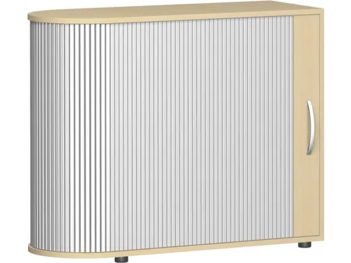 jaloeziedeurkast,HxBxD 830x1000x400mm,1xhouten vloer,2 OH,romp esdoorn