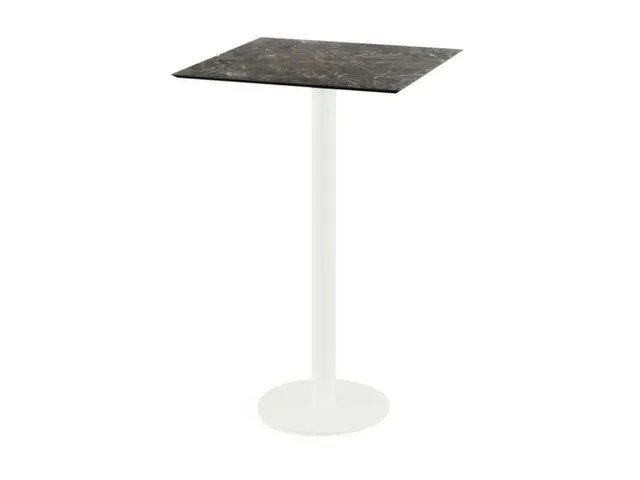 statafel,HxBxD 1090x700x700mm,rechthoekig,schotelvoet wit