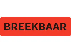 Etiket BREEKBAAR 500 etiketten Rol 75x20mm