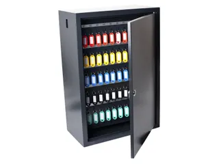 Sleutelkast Pavo deluxe 300 haken 530x380x220mm cilinderslot grijs - 5