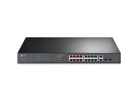 16-Poorts 10/100Mbps Poe+ Switch