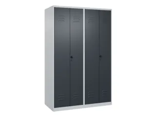 locker voor scheiding van kleding,HxBxD 1850x1200x500mm,4vak - 1