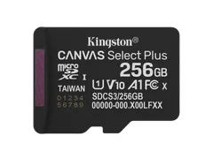 256GB micSDXC Canvas Select Plus Gen3 150R A1 enkel pakket zonder ADP