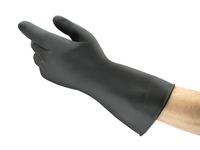 Handschoen Zwart Heavyweight G17K Latex Zwart Maat M
