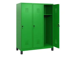 schoollocker,HxBxD 1630x1200x500mm,3vak,vak B 400mm,draaigrendel - 1