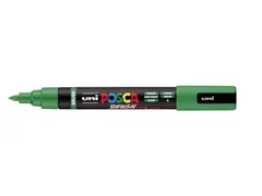 Paintmarker Uni POSCA PC-5BR brushpunt M donkergroen