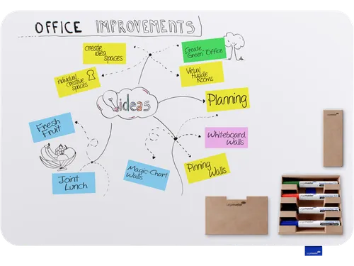 Whiteboard Frameloos ESSENCE 60x90cm