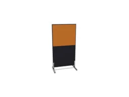 scheidingswand,HxB 1545x800mm,CC-zwart,BN3005-geel