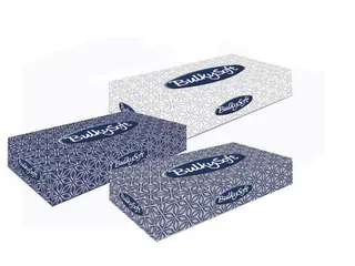 BulkySoft Facial tissue cellulose 2-laags wit - 1