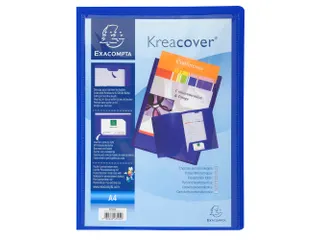Presentatiemap Soepel PP Krea Cover A4 Blauw - 3