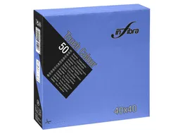 Infibra servet I-0712 40x40cm 1/4 vouw Donker Blauw 1200 Stuks