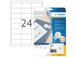 HERMA 4820 Inkjet etiketten A4 66x33,8mm Wit mat 600 stuks