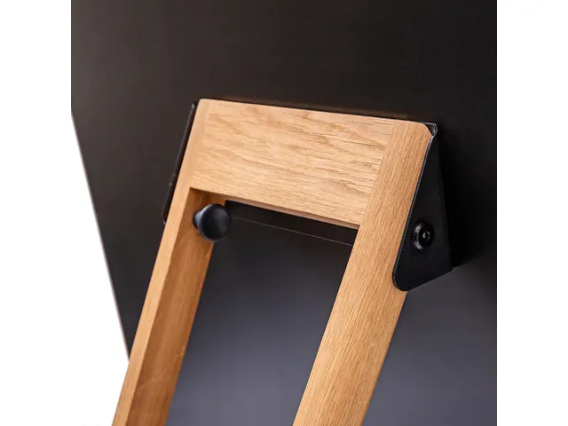 Chevalet numérique double face avec écran Samsung 43 bois