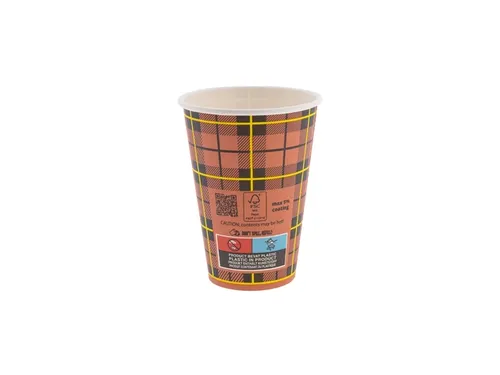 Kartonnen Beker 5% PE 180ml Scotty 100 stuks rood Voordeelbundel