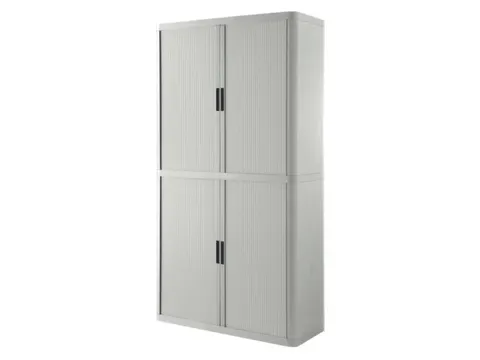 Roldeurkast HxBxD 2040x1100x415mm 4 Oh Grijs