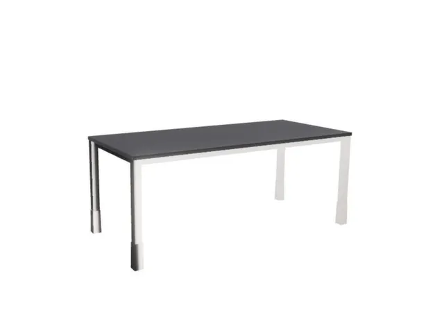 In hoogte verstelbaar bureau,HxBxD 720-840x1800x800mm,CC-zwart