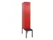 locker met bank,voor scheiding van kleding,HxBxD 2120x400x815mm,1vak