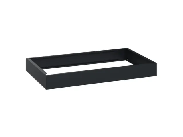 sokkel,HxBxD 100x900x500mm,kunststof,RAL7021,meerprijs