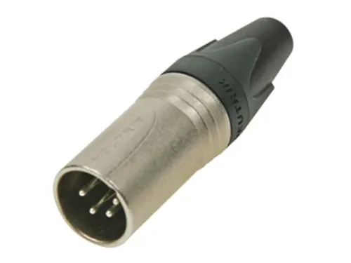 Neutrik - Xlr Kabeldeel, 4-Polig Mannelijk, Verzilverd, Nikkel