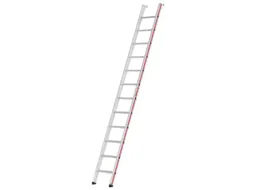 inhangstellingladder,balk L 3,27m,v. H tot 2,77m,12,verstevigde treden
