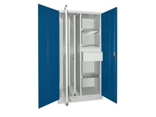 verticale kast,HxBxD 1950x1000x600mm,RAL7035,front RAL5010