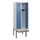 locker met bank,HxBxD 1950x600x815mm,2vak,vak B 300mm,cilinderslot