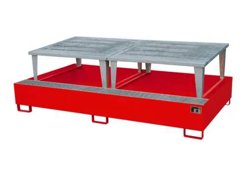 opvangbak,v. 2xIBC,opvangvol. 1000l,HxBxD 863x2650x1460mm