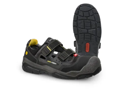 Jalas 1518 Antislip+ S1P veiligheidssandalen ESD HRO zwart maat W-45