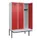 locker met bank,HxBxD 2120x1200x815mm,3vak,vak B 400mm,cilinderslot
