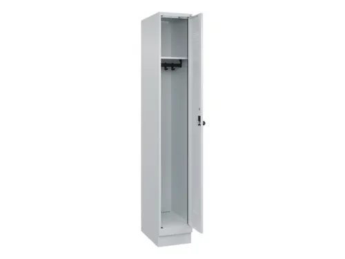 locker,HxBxD 1950x300x500mm,1vak,vak B 300mm,draaigrendel,sokkel