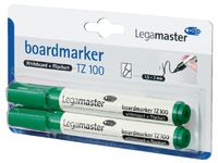 Viltstift Legamaster TZ100 Whiteboard Rond Groen 1.5-3mm 2st